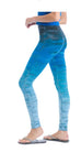 Hi Rise Ankle Leggings with Rainbow Horizon and Storm Wash Tie Dyes