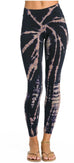 Hi Rise Ankle Leggings with Acid Spiral, Iceberg and Stormwash Tie Dyes