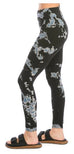 Hi Rise Ankle Leggings with Acid Spiral, Iceberg and Stormwash Tie Dyes