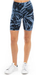 Flat Waist Bike Shorts - Tie Dye