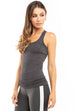 Brushed Heather Racerback Tank