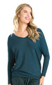 Luxe Slouchy V Neck Tee