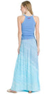 Pull-On Double Layered Maxi Skirt