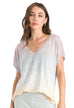 Slouchy V Neck T - with Tie Dyes