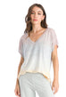 Slouchy V Neck T - with Tie Dyes