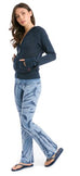 Baby Fleece Zip Hoodie - with Stone wash dye