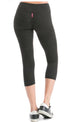 Micro Stripe Performance Capri Leggings