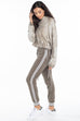 Crop Boxy Drawstring Hoodie Sweatshirt