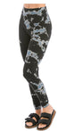 Hi Rise Ankle Leggings with Acid Spiral, Iceberg and Stormwash Tie Dyes