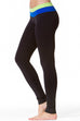 Two-tone Low Rise Supplex Ankle Leggings