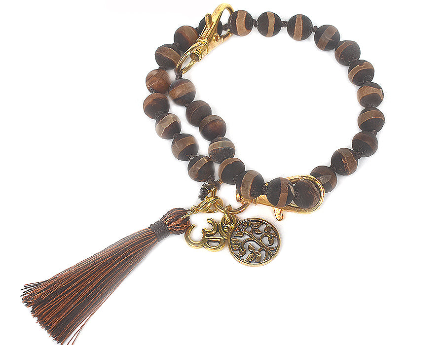 Love This Life Spiritual Jewelry - Men's Stretch Boho Bracelet for