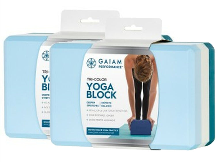 Gaiam Essentials Tri-Color Block pair